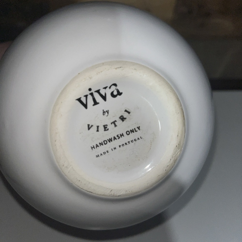 Viva By Vietri Santorini Fish Vase Decorative Accents Playful Modern Round Ball - Picture 7 of 9